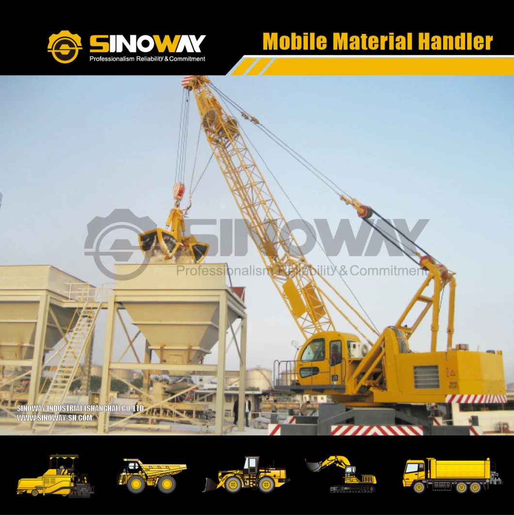 Mobile Port Lattice Boom Crane for Material Handling and Grabbing