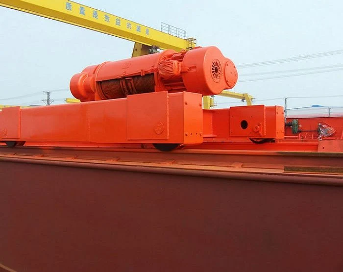 Double Rail Traveling Electric Hoist Winch Trolley